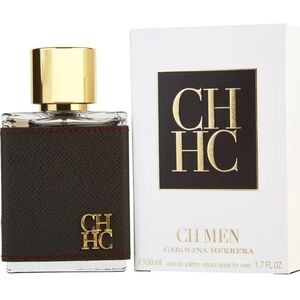 New Carolina Herrera CH Men Eau De Toilette Spray 3.4oz/100ml - Sealed Packaging